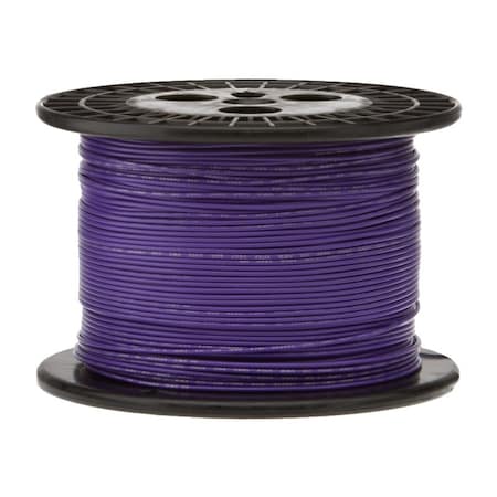 REMINGTON INDUSTRIES 20 AWG Gauge UL3173 Stranded Hook Up Wire, 600V, 0.103in. Diameter, Violet, 500 ft Length 20UL3173STRVIO500